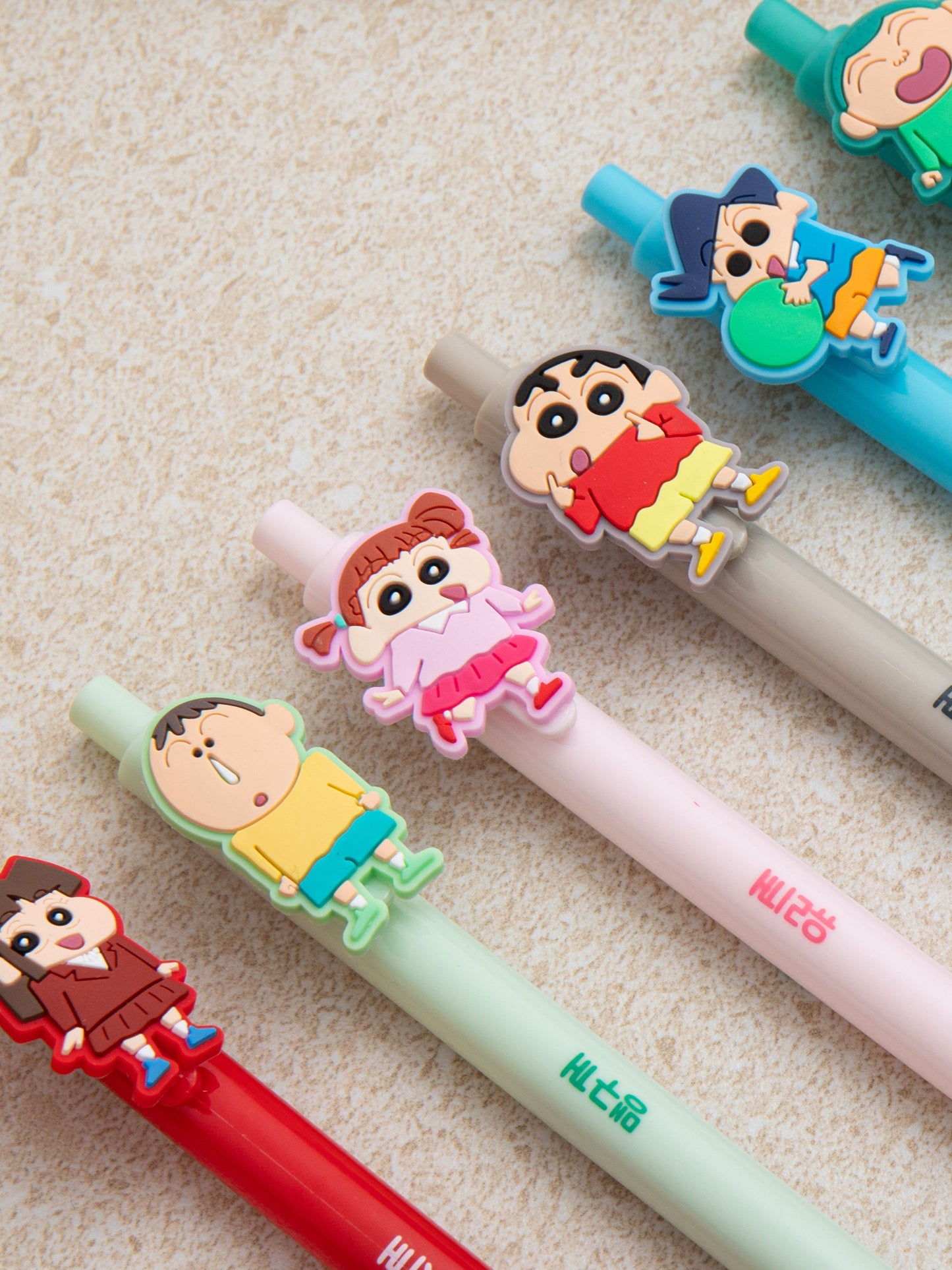 Cute Shin-chan Click Gel Pen Set – 6 Colors